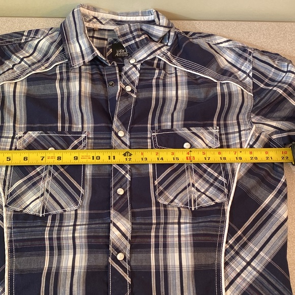 Various Artists - Long sleeve men’s plaid shirt. Size L - Picture 6 of 10